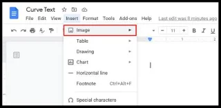 Как да извиете текст в Google Документи