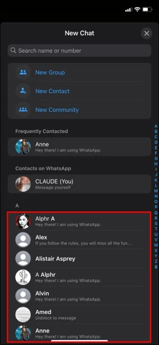 Πώς να προσθέσετε επαφές από το iPhone στο WhatsApp