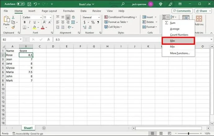 Как да разберете дали стойността е в списък в Excel