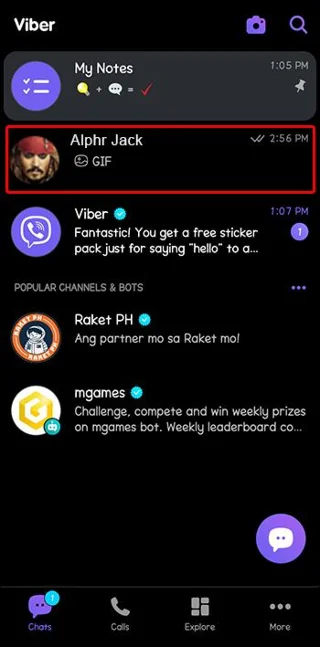 Как да видите скрити чатове във Viber