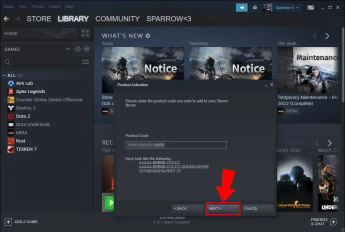 Jak koupit hry Steam s dárkovou kartou Amazon