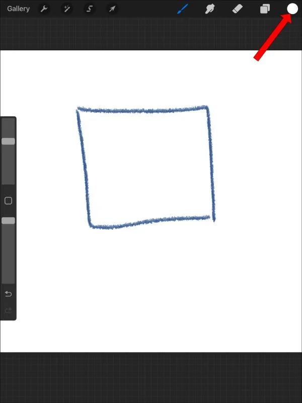 Kā lietot aizpildījuma krāsu Procreate