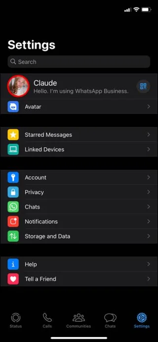 Как да добавите име в WhatsApp