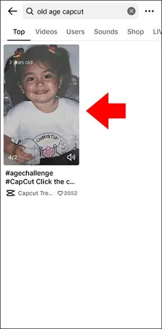 Как да използвате възрастовия филтър CapCut