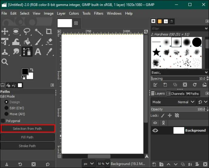 Как да използвате инструмента Path в GIMP