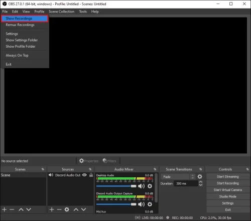 Как да записвате аудио на Discord в OBS