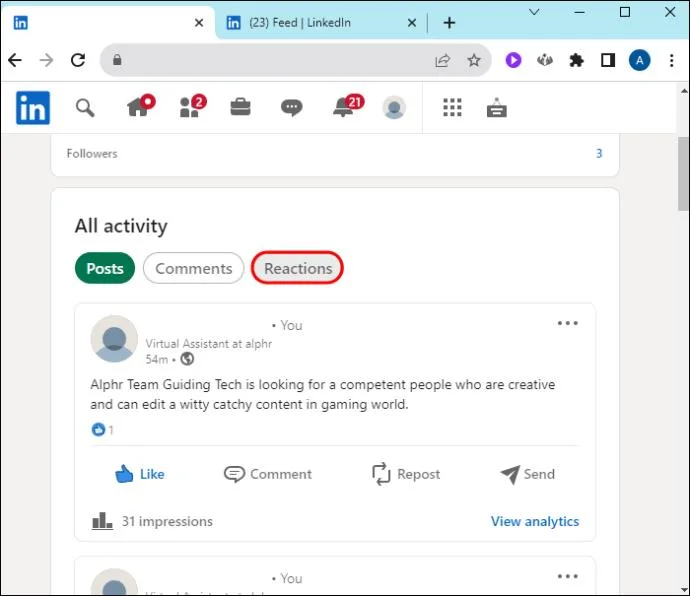 Πώς να διαγράψετε μια ανάρτηση από το LinkedIn