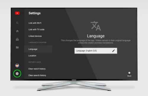 Как да промените езика на телевизор Samsung