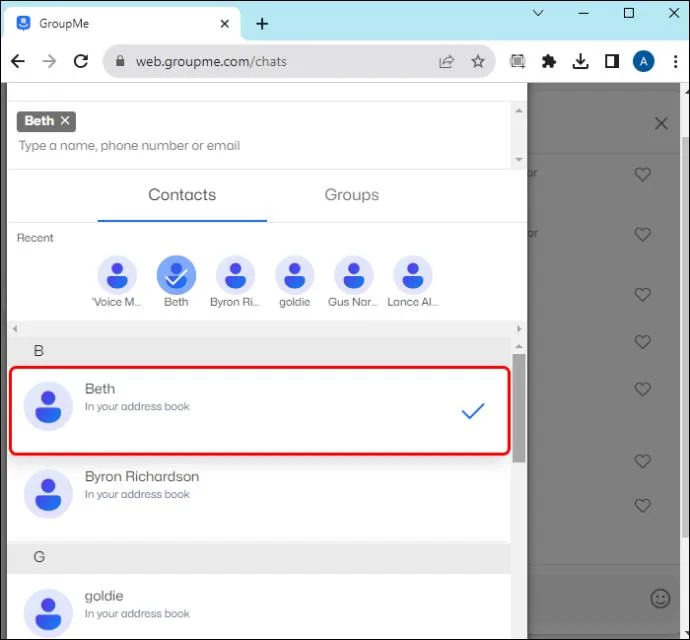Как да коригирате невалидна връзка за споделяне в GroupMe