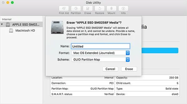Как да възстановите фабричните настройки на вашия MacBook Air
