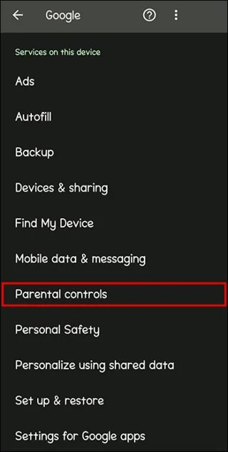 Розуміння батьківського контролю для Android