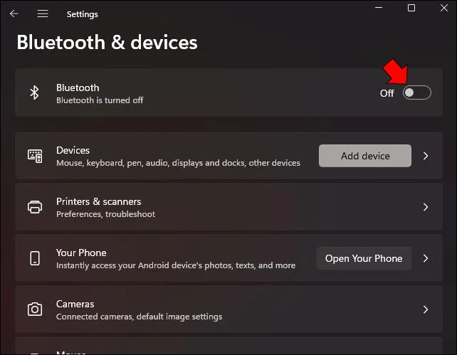 Як увімкнути або вимкнути Bluetooth у Windows 11