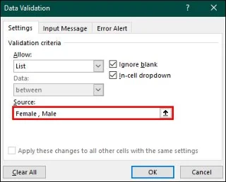 Как да добавите падащ списък в Excel