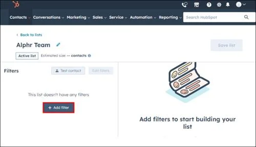 Πώς να δημιουργήσετε μια λίστα στο HubSpot
