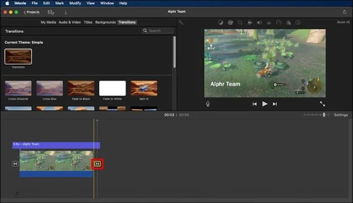Πώς να αλλάξετε τις μεταβάσεις στο IMovie