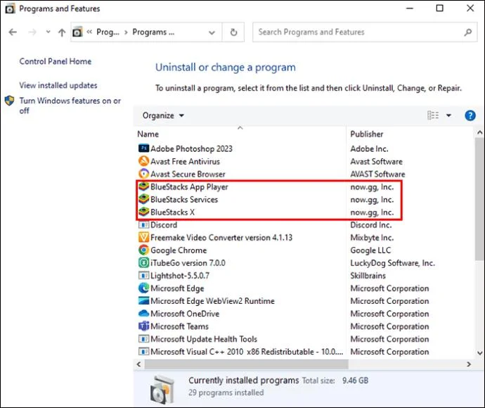Как да изтриете главен екземпляр в BlueStacks