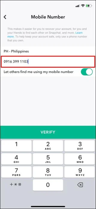 Snapchat: Πώς να αλλάξετε αριθμούς