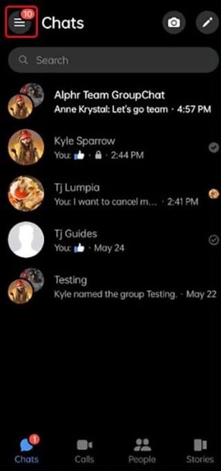 Jak zobrazit omezené zprávy v Messengeru