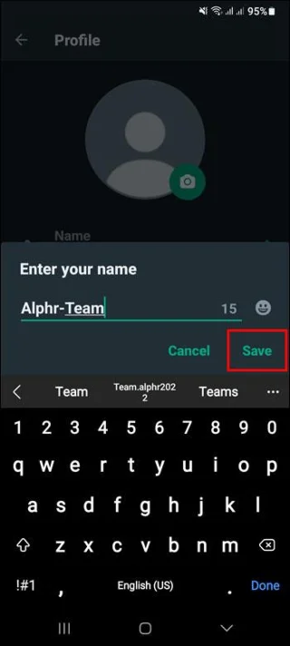 Как да добавите име в WhatsApp