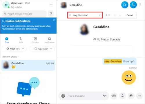 Kako pronaći svoje stare Skype poruke