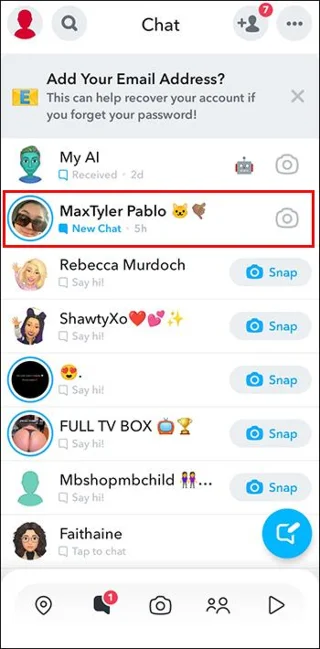 Kako otkvačiti nekoga na Snapchatu