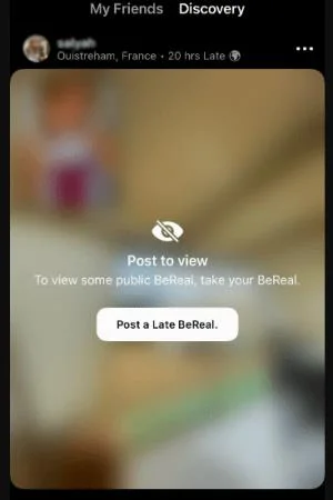 Как да включите или изключите местоположението в BeReal