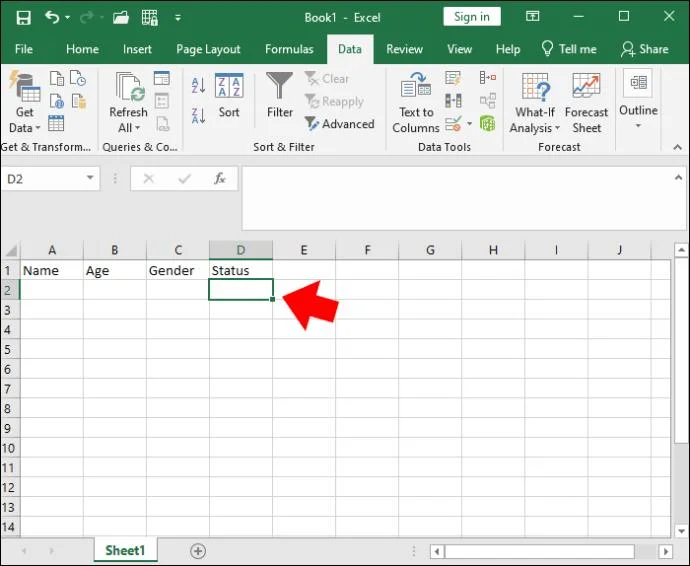 Как да добавите падащ списък в Excel