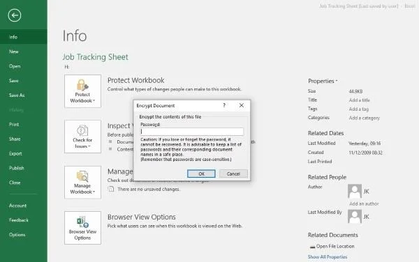 Как да защитите с парола в Microsoft Excel