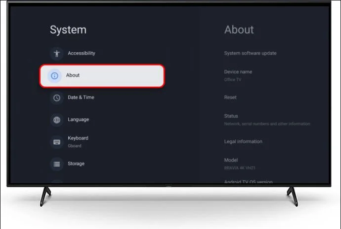 Как да актуализирате фърмуера на телевизор Sony