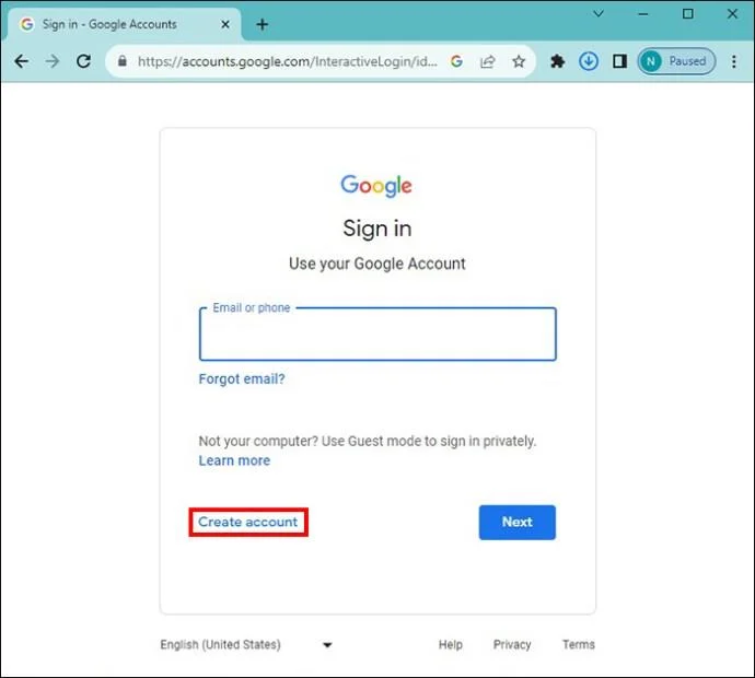 Πώς να δημιουργήσετε έναν νέο λογαριασμό email