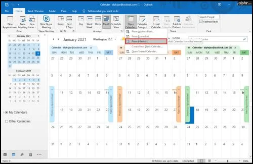 Как да синхронизирате Outlook Calendar с Google Calendar