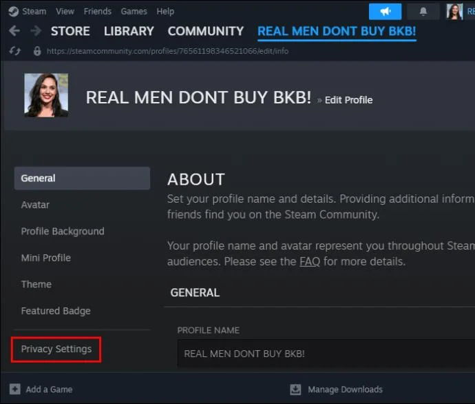 Как да направите профил частен в Steam