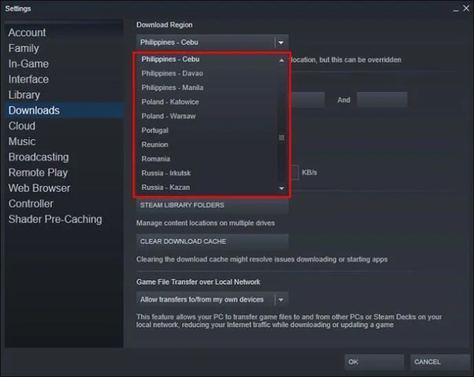Недостъпна грешка в манифеста на Steam – как да коригирате