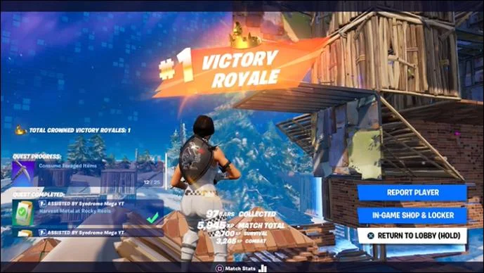 Как да получите емоцията Crown във Fortnite