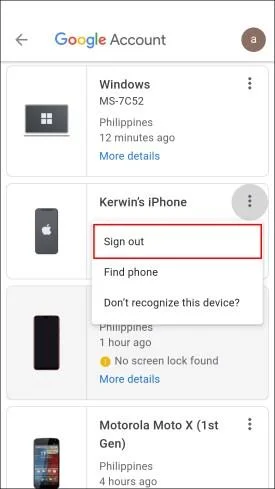 Як вийти лише з одного облікового запису Google/Gmail на комп’ютері Mac або Windows