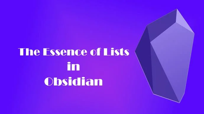 Πώς να φτιάξετε μια λίστα στο Obsidian