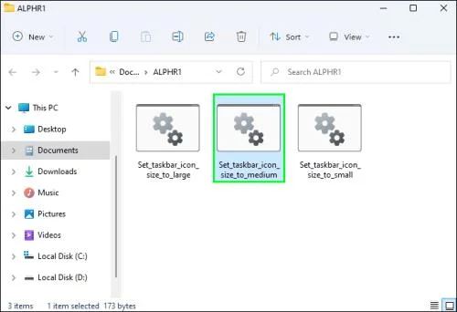 Hvernig á að gera verkefnastikuna minni í Windows 11