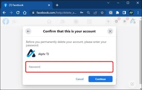Πώς να διαγράψετε τον λογαριασμό Facebook χωρίς τον κωδικό πρόσβασης