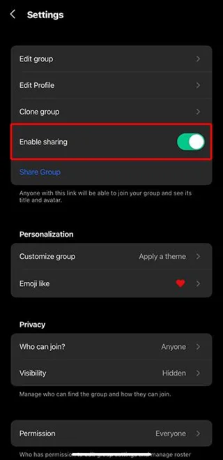 Πώς να δημιουργήσετε έναν σύνδεσμο Join Group στο GroupMe