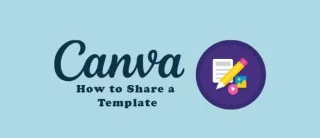 Как да споделите шаблон в Canva