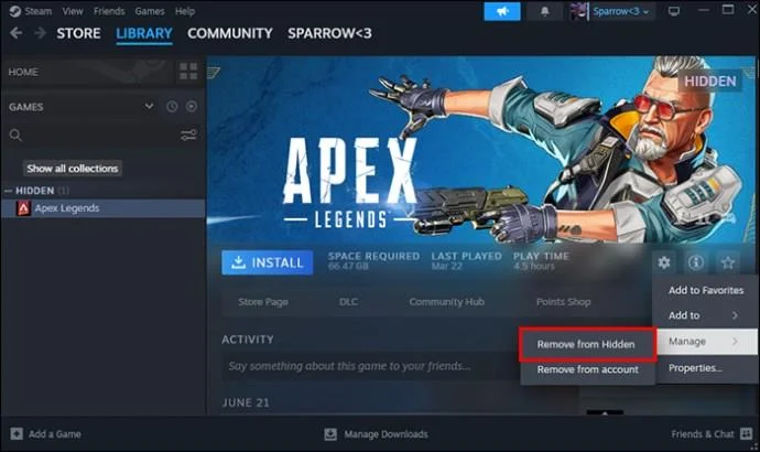 Jak skrýt hry před přáteli ve službě Steam