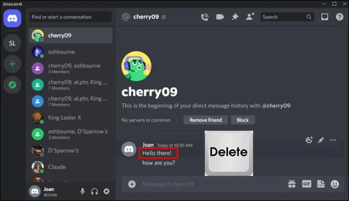 Hvernig á að eyða Discord DM úr tölvu eða fartæki