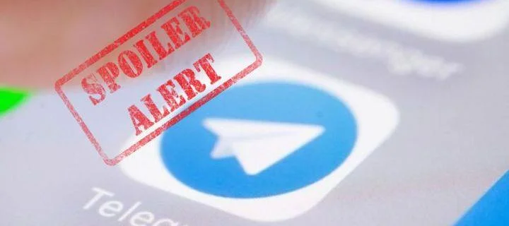 Как да използвате етикета спойлер в Telegram