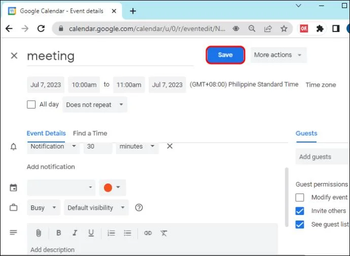 Ето защо някои събития са бели в календара на Google