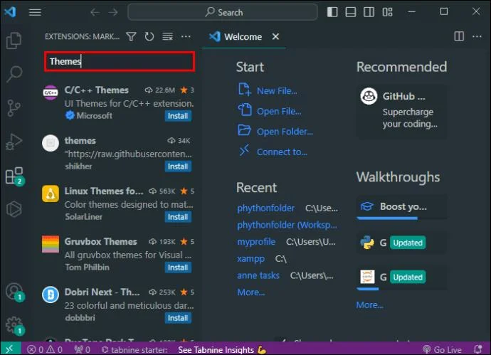 Най-добрите VS Code Light теми
