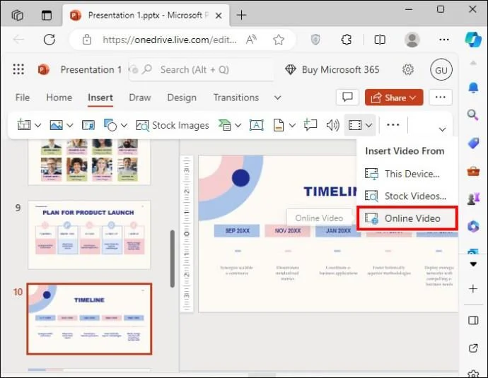 Как да вградите видео в PowerPoint