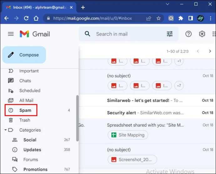 Как да коригирате Gmail, който не получава имейли
