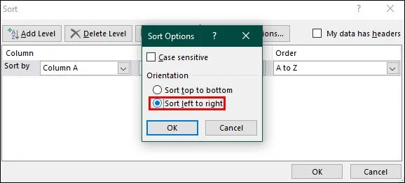 Как да подредите по азбучен ред в Excel