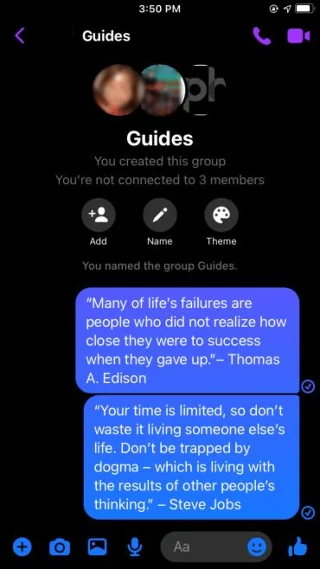 Как да напуснете група във Facebook Messenger