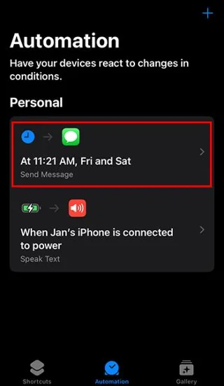 Как да насрочите изпращане на текстово съобщение в IMessage